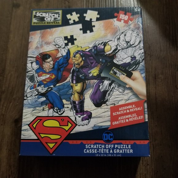 DC Comics 2 Sratch Off and Reveal Puzzles  Batman / Superman - Picture 4 of 6